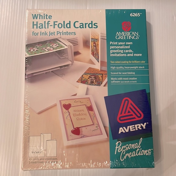 Avery Party Supplies Nwt Avery 6265 American Greetings Print Your